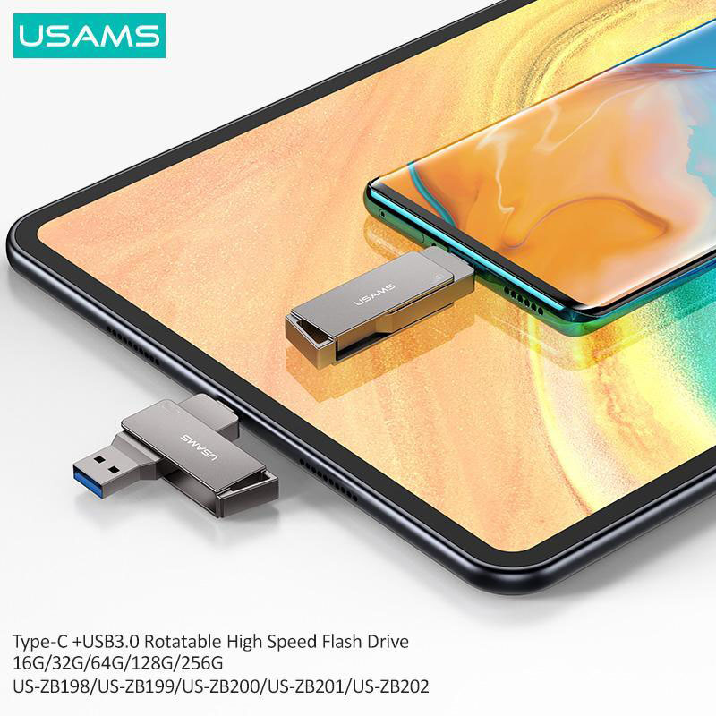 Accesorios y Gadgets  Pendrive USB Tipc c + USB 3.0 OTG Gris
